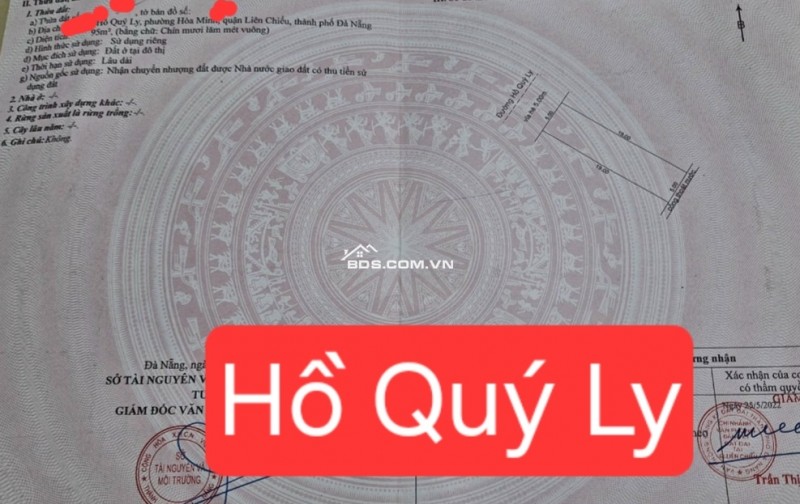 Bán đất đường Hồ Quý Ly - Vị trí kinh doanh - gần chợ